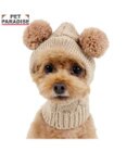 PET PARADISE ペットパラダイス くまちゃん ニット 帽子 小型犬