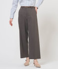 J.PRESS LADIES S 【人気素材・セットアップ対応】セルロースリネンストレッチ セミワイド パンツ