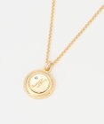 J.PRESS LADIES 【リバーシブル】イニシャルコイン ネックレス