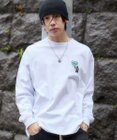 WEGO 【ユニセックス着用ITEM/MLサイズ展開】別注BENDAVISハートワンポイント刺繍T（LS）