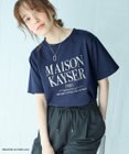 ANY 【MAISON KAYSERコラボ】箔プリントロゴ半袖Tシャツ