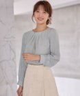 ANY SIS 【洗える】フロントタックノーブル ブラウス