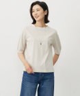 J.PRESS LADIES 【洗える・抗菌防臭・接触冷感・吸水速乾】ドライポンチ モックネック カットソー