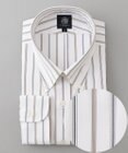 J.PRESS MEN 【KING SIZE】【PREMIUM PLEATS / 形態安定】ジェントリーストライプ シャツ / B.D.