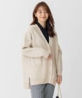 自由区 L 【洗える】ウールカシミヤブレンド Vネックカーディガン