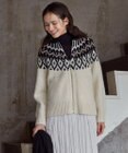 23区 S 【SLOW/一部店舗限定】フェアアイルニット カーディガン