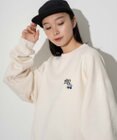 WEGO 【ユニセックス着用ITEM/裏起毛】別注BENDAVISワンポイントプルオーバー