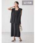 AMERICAN HOLIC ＳＥＴ　イージーケアジレベスト＋Ｉラインワンピース