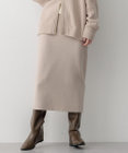 23区 【洗える】カシミヤブレンド Iライン ニットスカート