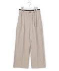 ICB 【WEB＆一部店舗限定】 SerikaWorsted ワイドストレートパンツ