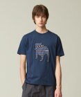 J.PRESS MEN 【UNISEX】ファブリックワッペン バックブルTシャツ