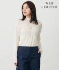 J.PRESS LADIES L 【WEB限定】シアーストレッチフライス メローネック シアー カットソー