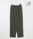 23区 【R(アール)】クリスピーリネンストレッチ パンツ