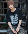 WEGO 【ユニセックス着用ITEM】グラフィックヘンリーネックT（SS）