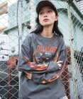 WEGO 【ユニセックス着用ITEM/MLサイズ展開】ヴィンテージライクグラフィックT（LS）