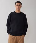 UNFILO MENS 【新色追加】スウェットライク クルーニット [24年秋冬商品]