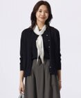 J.PRESS LADIES 【洗える】BASIC HT-COTTON クルーネック カーディガン