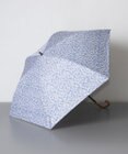 AURORA Blao（ブラオ）小花柄プリントプチ折り晴雨兼用傘（トップフラット折傘）日傘