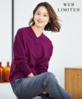 J.PRESS LADIES L 【洗える・WEB限定カラーあり】CASHMERE BLEND Vネック ニット