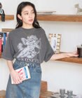 WEGO 【新色追加/ユニセックス着用アイテム/手洗い可/SMLサイズ展開】ピグメントグラフィックT（S）