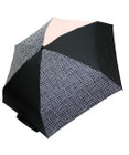+RING 【UVカット95%以上】【UPF50＋】プラスリング レディース向け 晴雨兼用 折傘 BLK T1306