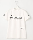 PW CIRCULUS 【WOMEN】【ストレッチ / UVケア】ロゴ モックネック シャツ ゴルフウェア レディース