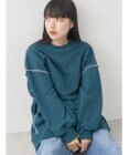 earth music&ecology 配色ルーズスウェット