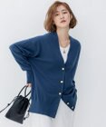 23区 S 【洗える】テンセルストレッチ Vネック カーディガン