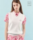 23区GOLF 【WOMEN】【ウォッシャブル】ニット ベスト