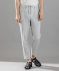 JOSEPH HOMME 新素材【通気性/ストレッチ】グリットタックジャージー / ドロスト付きテーパードパンツ PEGG CONVERTIBLE