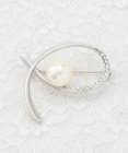 ANY SIS ジュエルラインパール調 ブローチ
