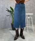 WEGO デニムミドルスカート