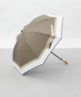 AURORA 【 Beaurance （ビューランス）】サマーシールド リボン/切り継ぎ加工晴雨兼用パラソル傘（長傘）