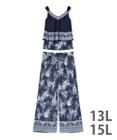 San-ai Resort（三愛水着楽園） ロングパンツセット　13L・15L　【Coral veil（コーラルヴェール）】