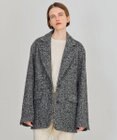 BEIGE， 【VERY 2月号掲載】SOLEIL / オーバーサイズツイードジャケット