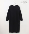 23区 L 【エステータ】マーセライズドウールカシミヤ ニットワンピース