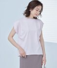 組曲 S 【UVケア・接触冷感】GIZAプレーティング天竺フレンチスリーブ Tシャツ