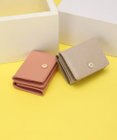 style code 【MERCURYDUO/マーキュリーデュオ】メタリッククラック調型押し　三つ折りミニ財布
