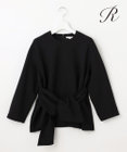 23区 L 【R(アール)】ウールダブルクロス ウエストリボンブラウス