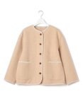 J.PRESS YORK STREET 【WOMEN】ノーカラーブルゾン