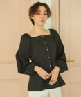#Newans 【ANSWER for ほど甘トレンド】スクエアネックペプラムブラウス