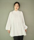 #Newans 【シワになりにくい/洗濯機可能】ロングフリルチュニック