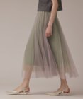 GRACE CONTINENTAL チュールリバーシブルスカート