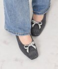 Bridget Birkin 【Bridget Birkin】ビジューリボンラメパンプス