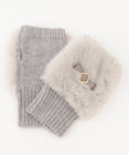 TOCCA KNIT FUR HANDWARMER 手袋