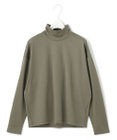 ICB 【洗える】リバーストレッチジャージー ハイネックプルオーバー