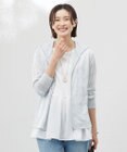 J.PRESS LADIES 【洗える】シアーライトパーカー