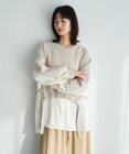 YECCA VECCA シャツレイヤードデザインプルオーバー