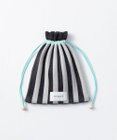 TRICOTE ストライプシャギーミニポーチ