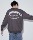 WEGO 【ユニセックス着用ITEM】アーチバックロゴグラフィックプルオーバー